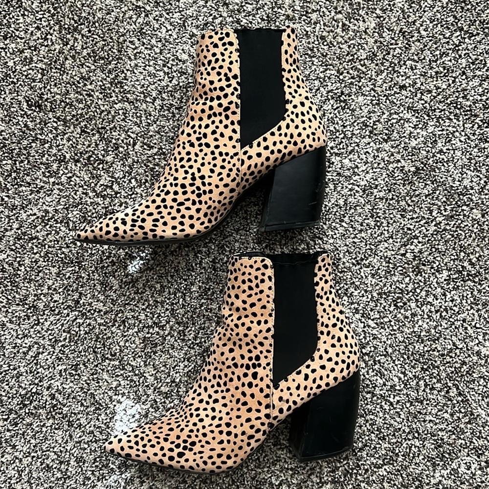 Leopard booties